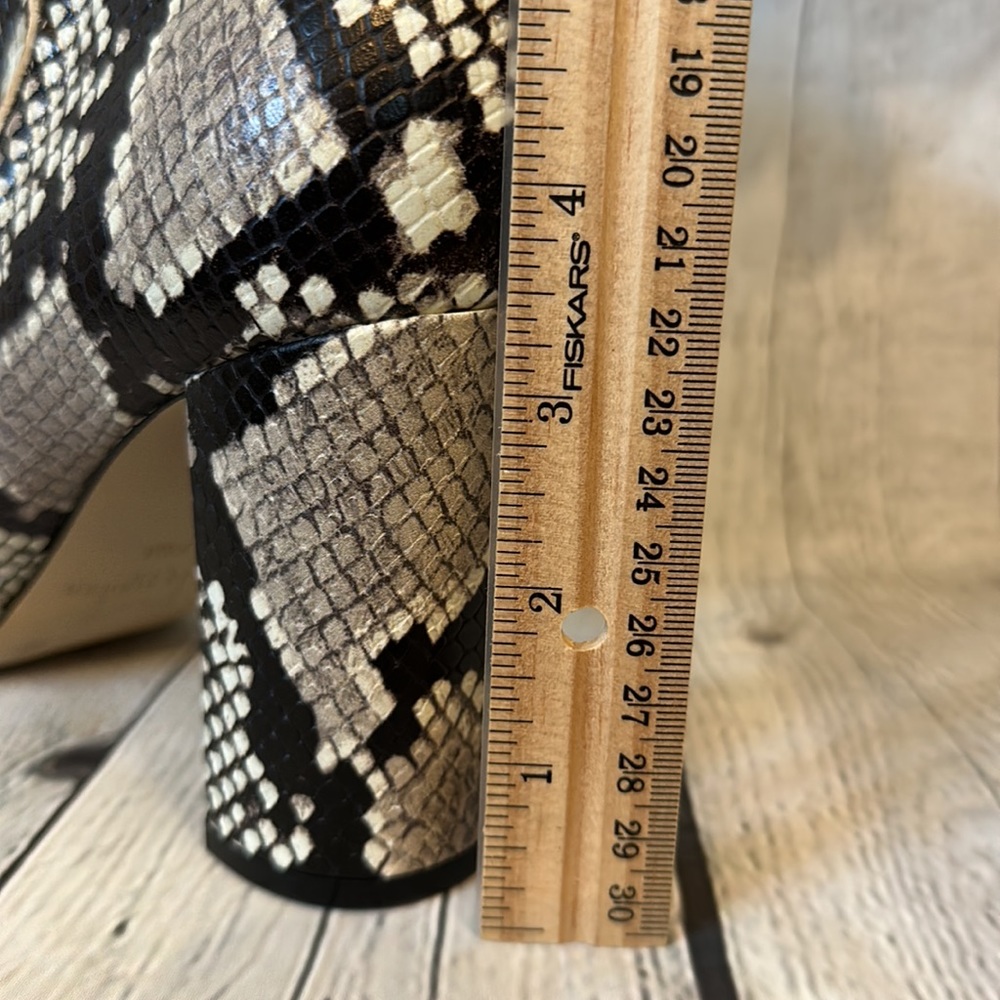 Marc Fisher Snake Print Mlunno Ankle Booties - image 7